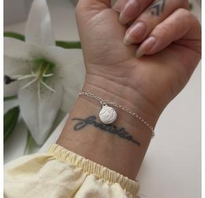 Pulseira Divino Espírito Santo em Prata 925